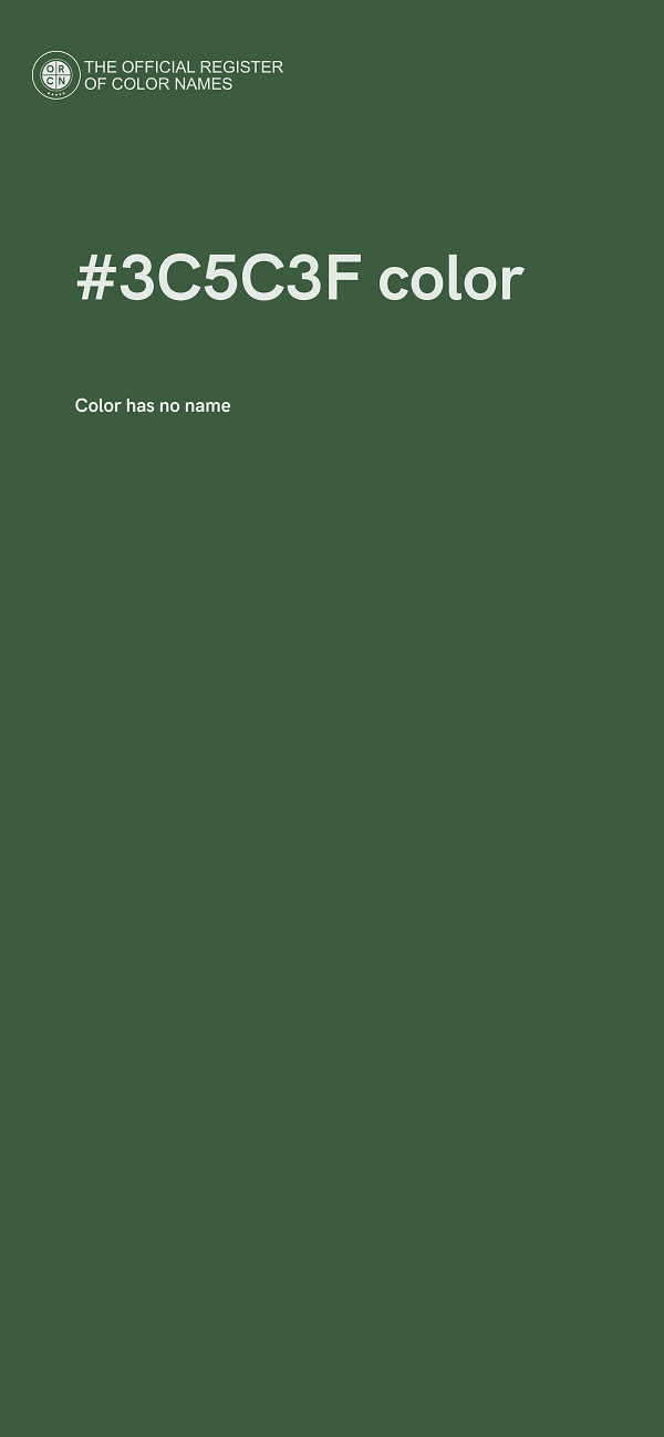 #3C5C3F color image