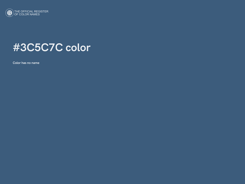#3C5C7C color image