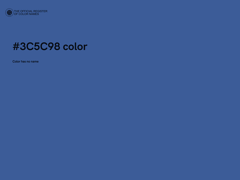 #3C5C98 color image