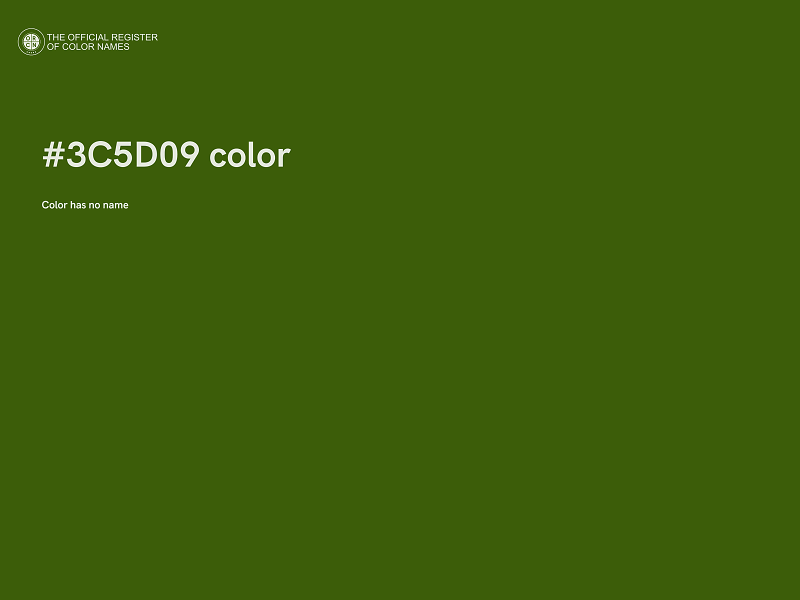 #3C5D09 color image