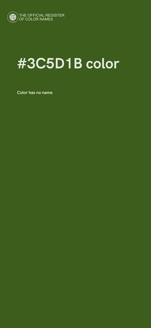 #3C5D1B color image