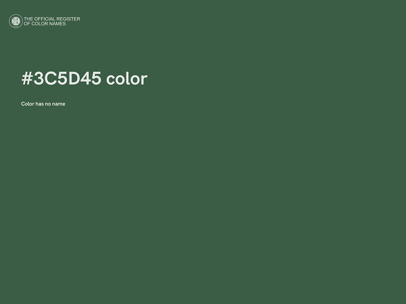 #3C5D45 color image