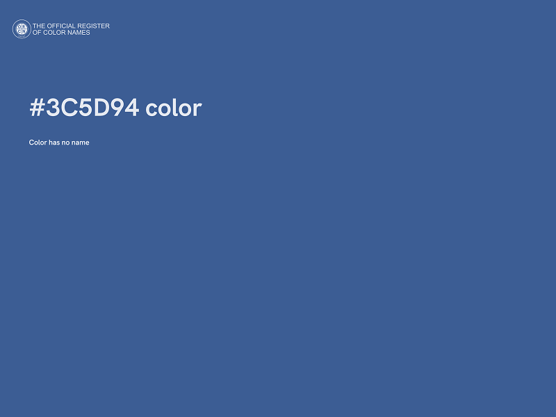 #3C5D94 color image