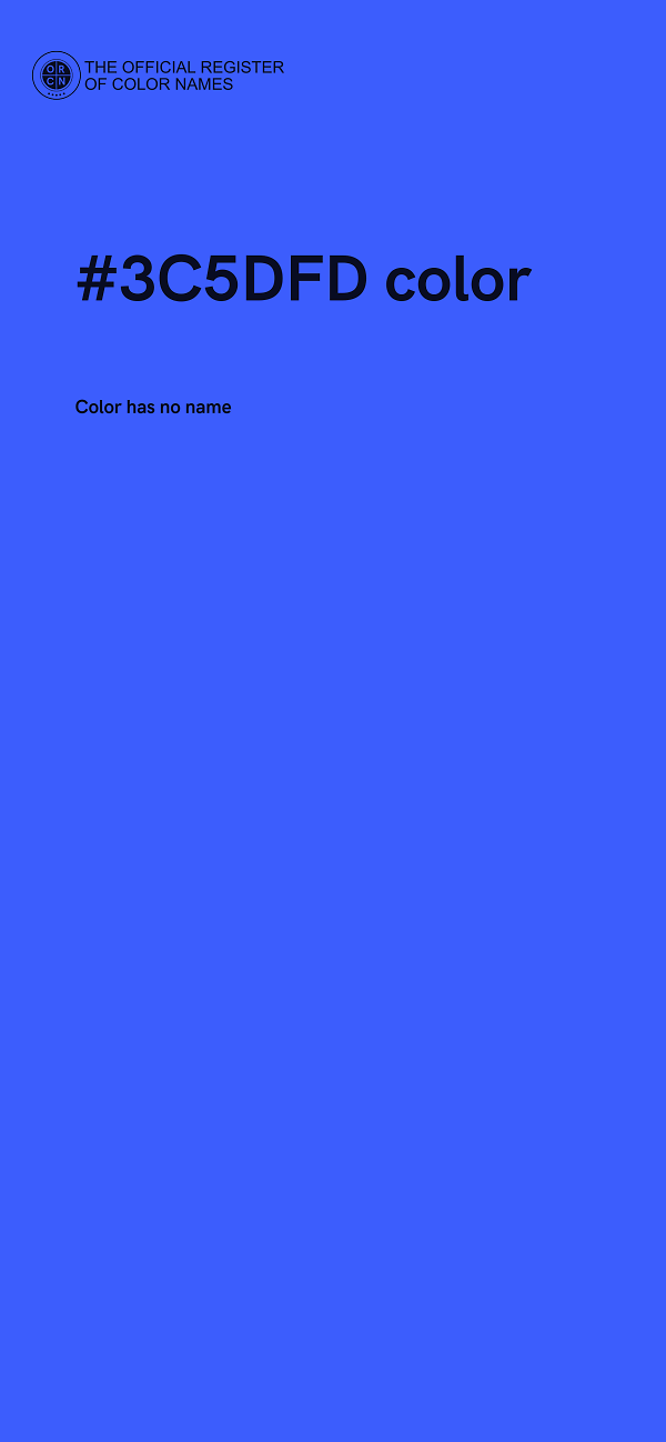 #3C5DFD color image