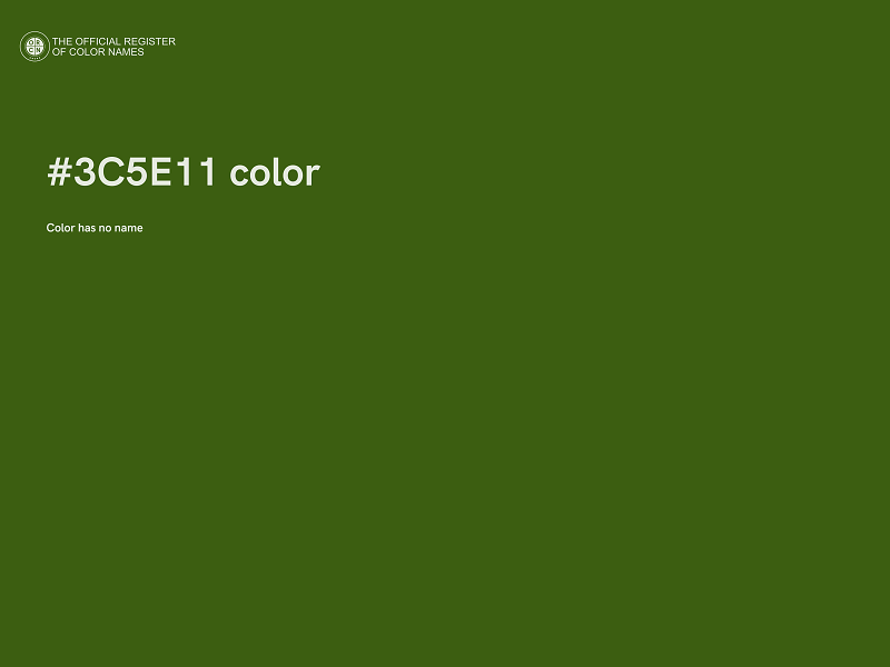 #3C5E11 color image