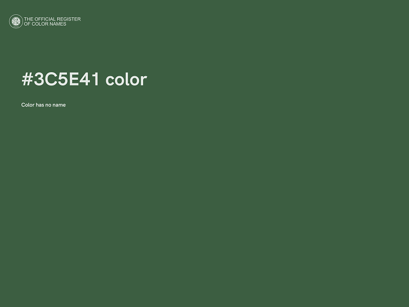 #3C5E41 color image