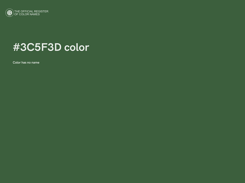 #3C5F3D color image