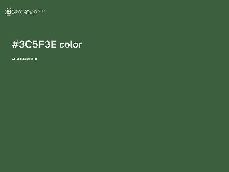 #3C5F3E color image