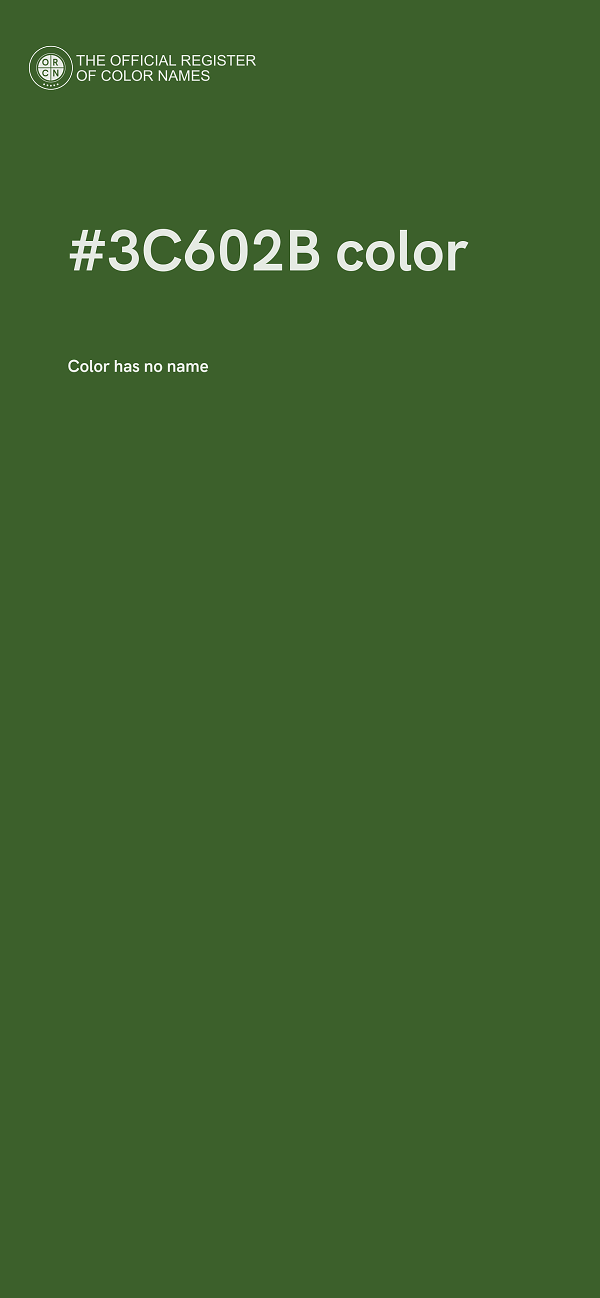 #3C602B color image