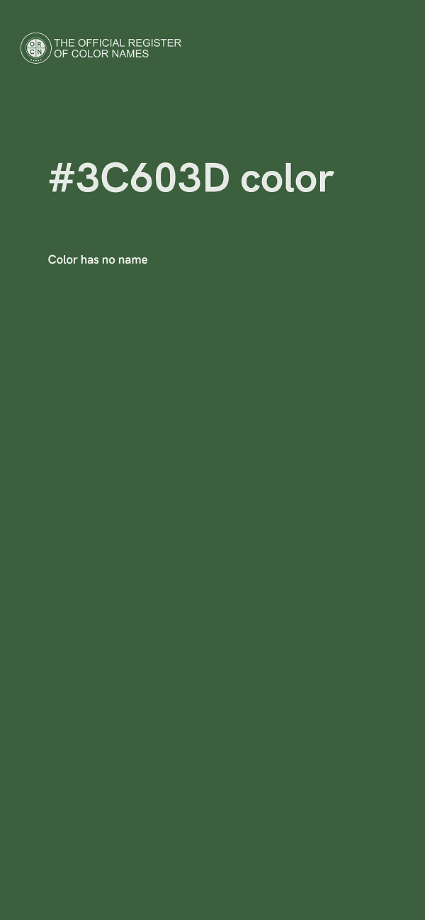 #3C603D color image