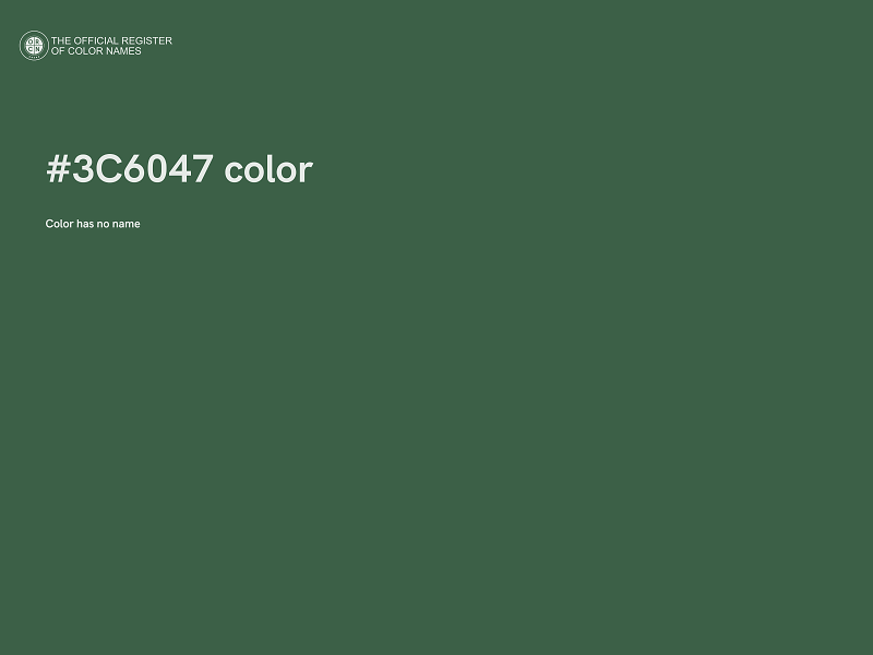 #3C6047 color image