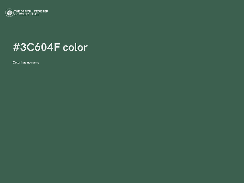 #3C604F color image