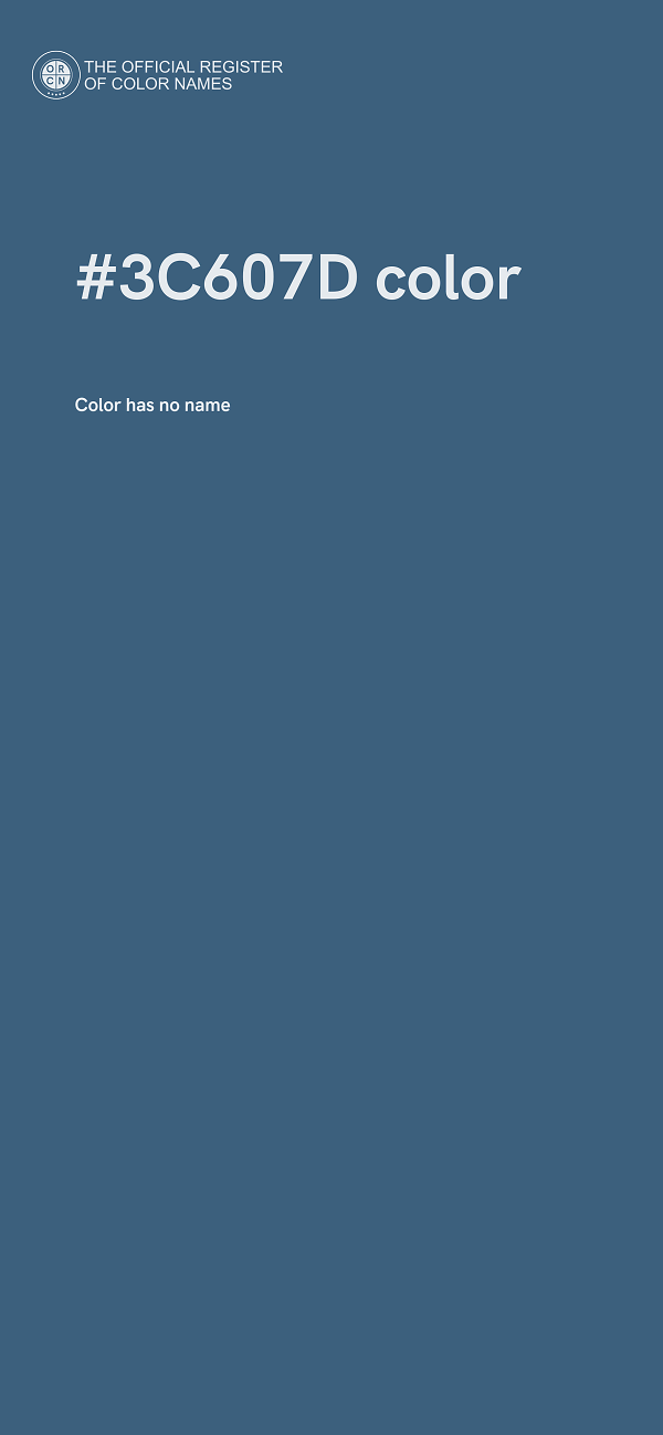 #3C607D color image