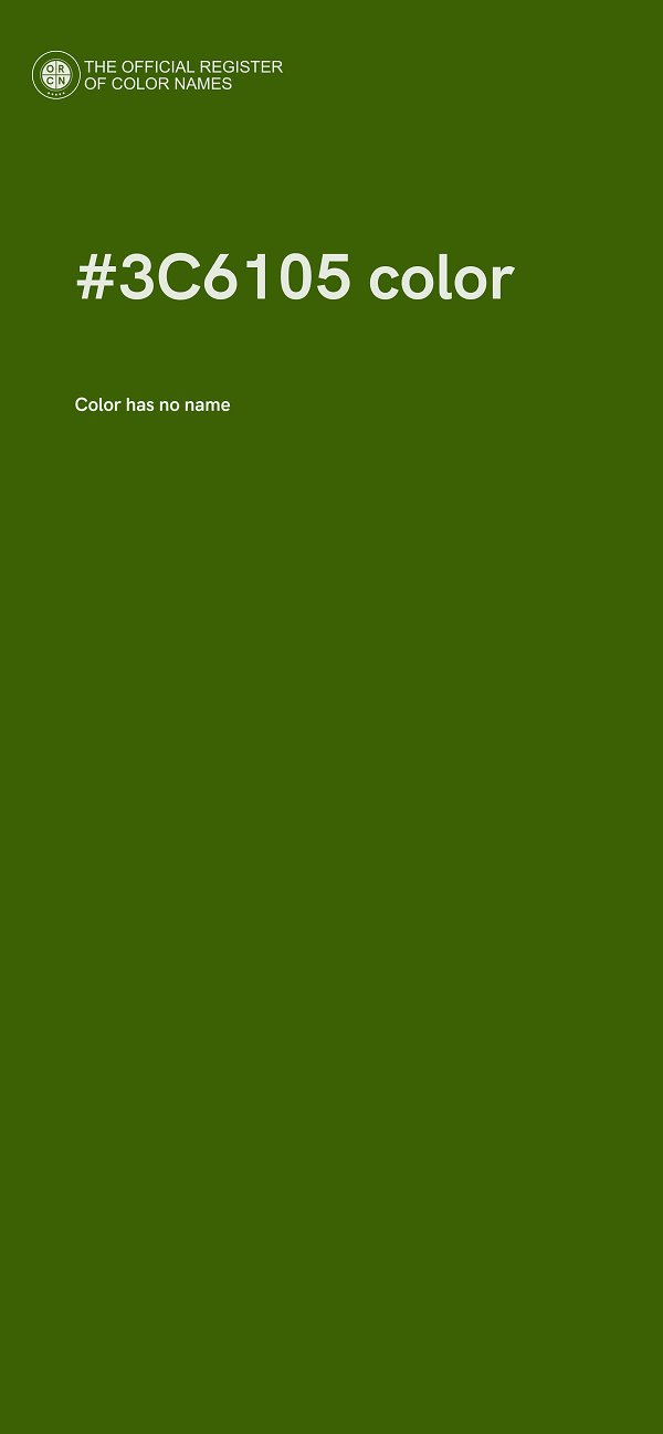 #3C6105 color image