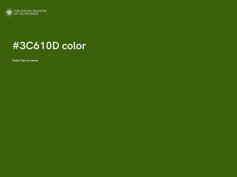 #3C610D color image