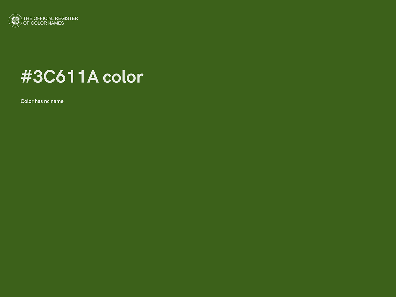 #3C611A color image
