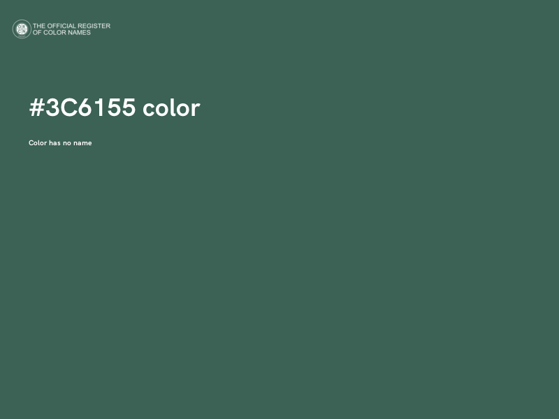 #3C6155 color image