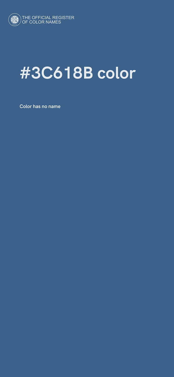 #3C618B color image