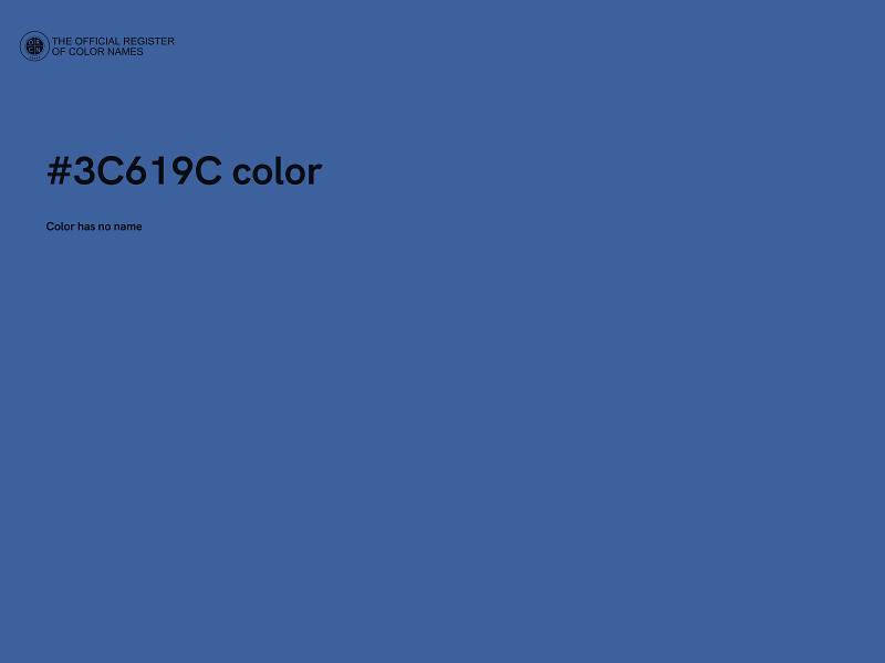 #3C619C color image