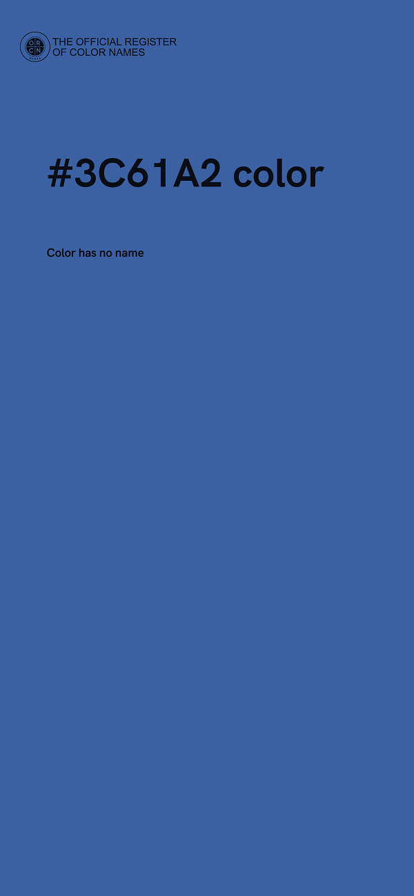 #3C61A2 color image