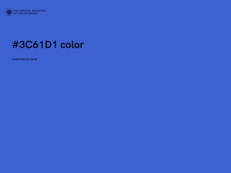 #3C61D1 color image