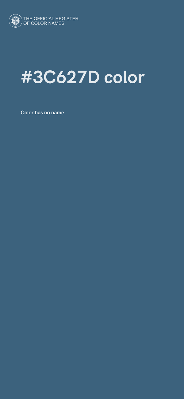 #3C627D color image