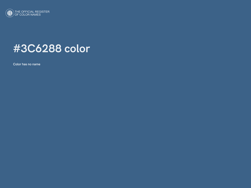 #3C6288 color image