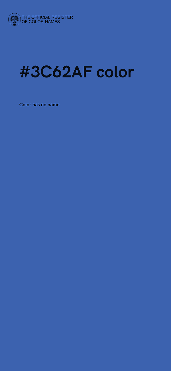 #3C62AF color image
