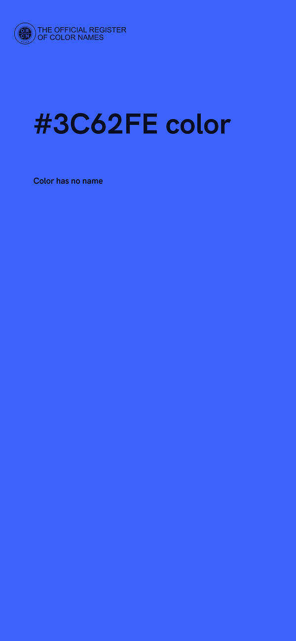 #3C62FE color image