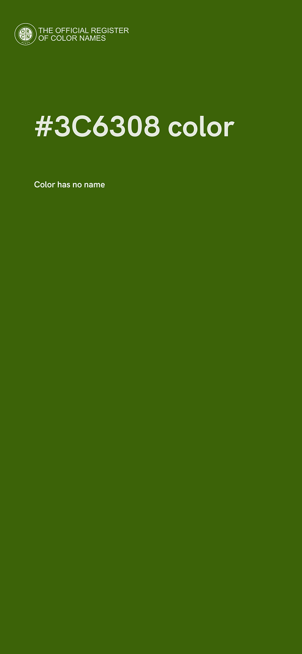 #3C6308 color image
