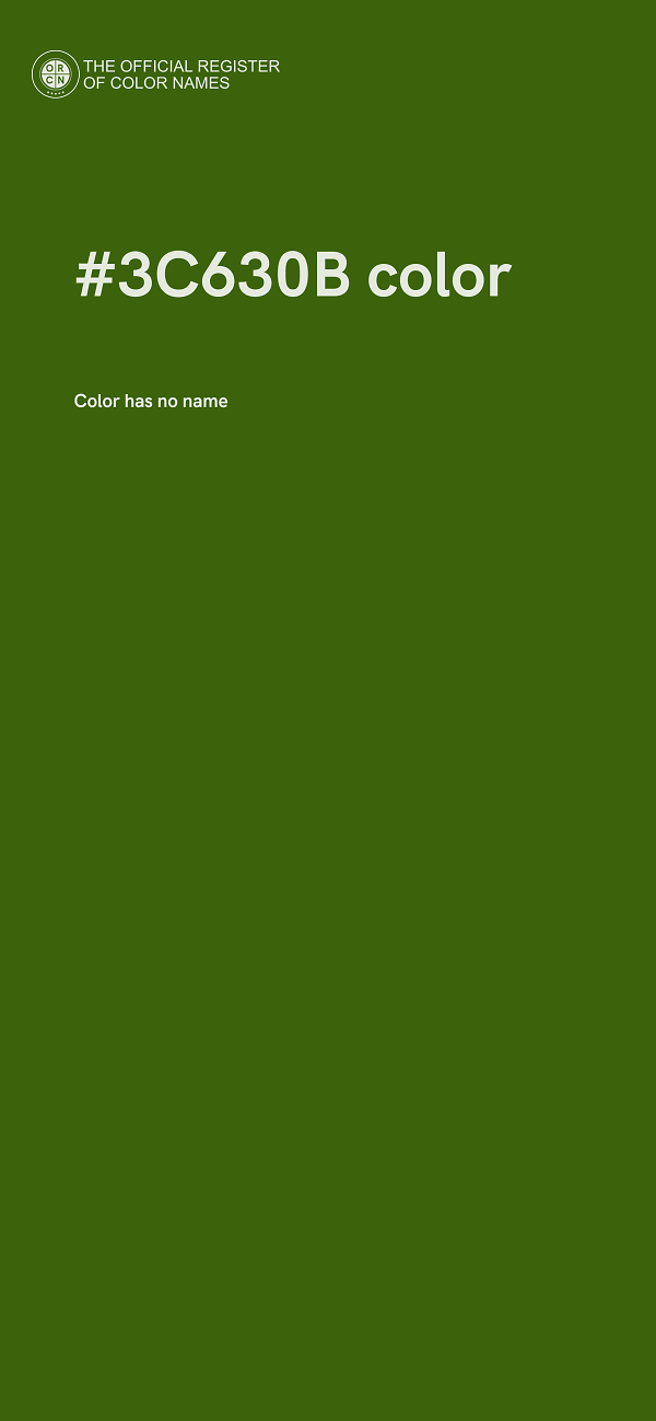 #3C630B color image