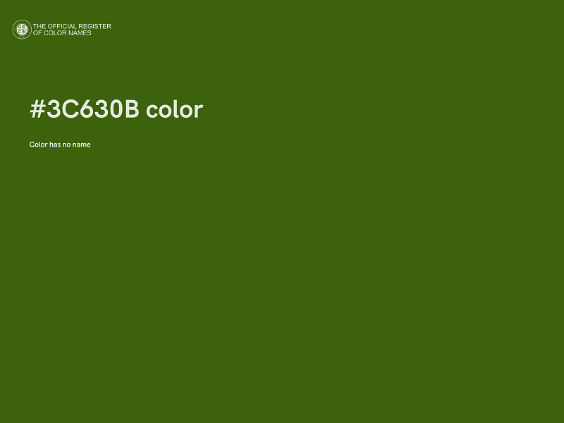 #3C630B color image