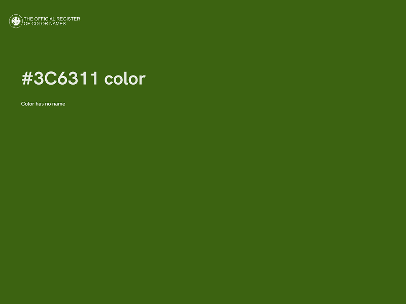 #3C6311 color image