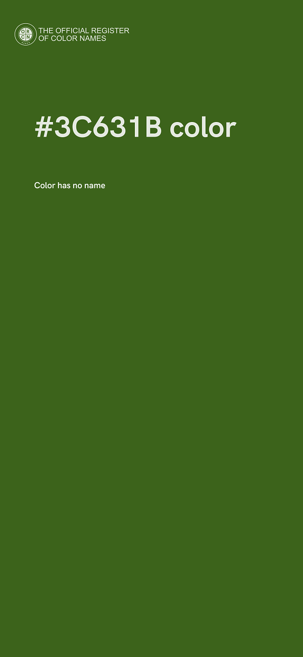 #3C631B color image
