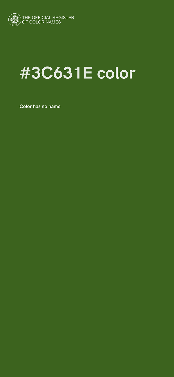 #3C631E color image