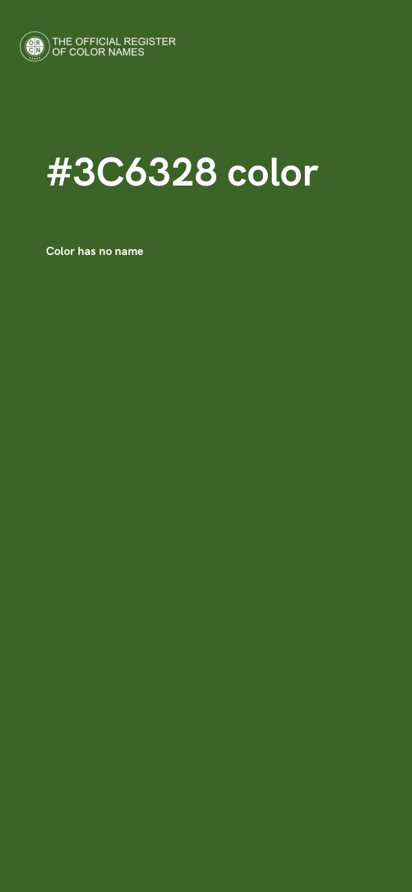 #3C6328 color image