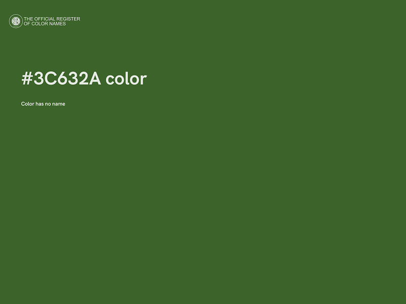 #3C632A color image