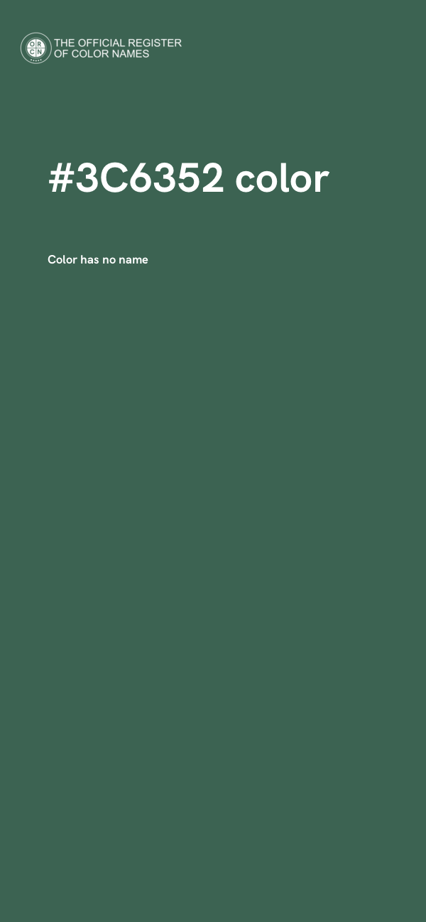 #3C6352 color image