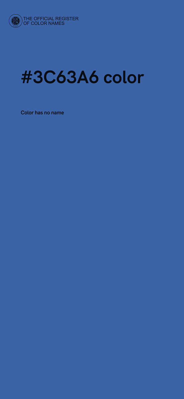 #3C63A6 color image