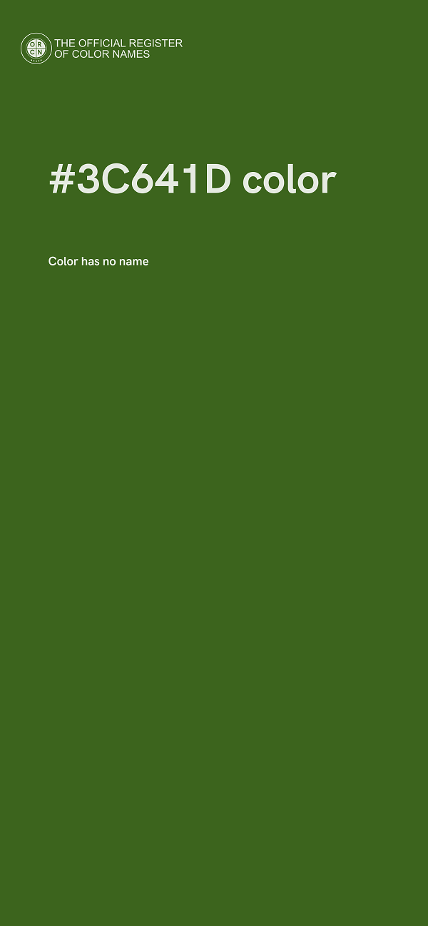 #3C641D color image