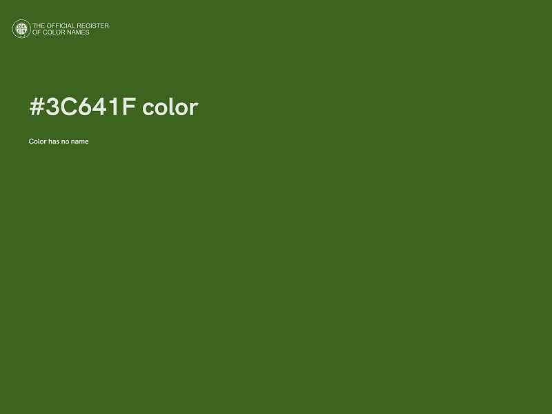 #3C641F color image