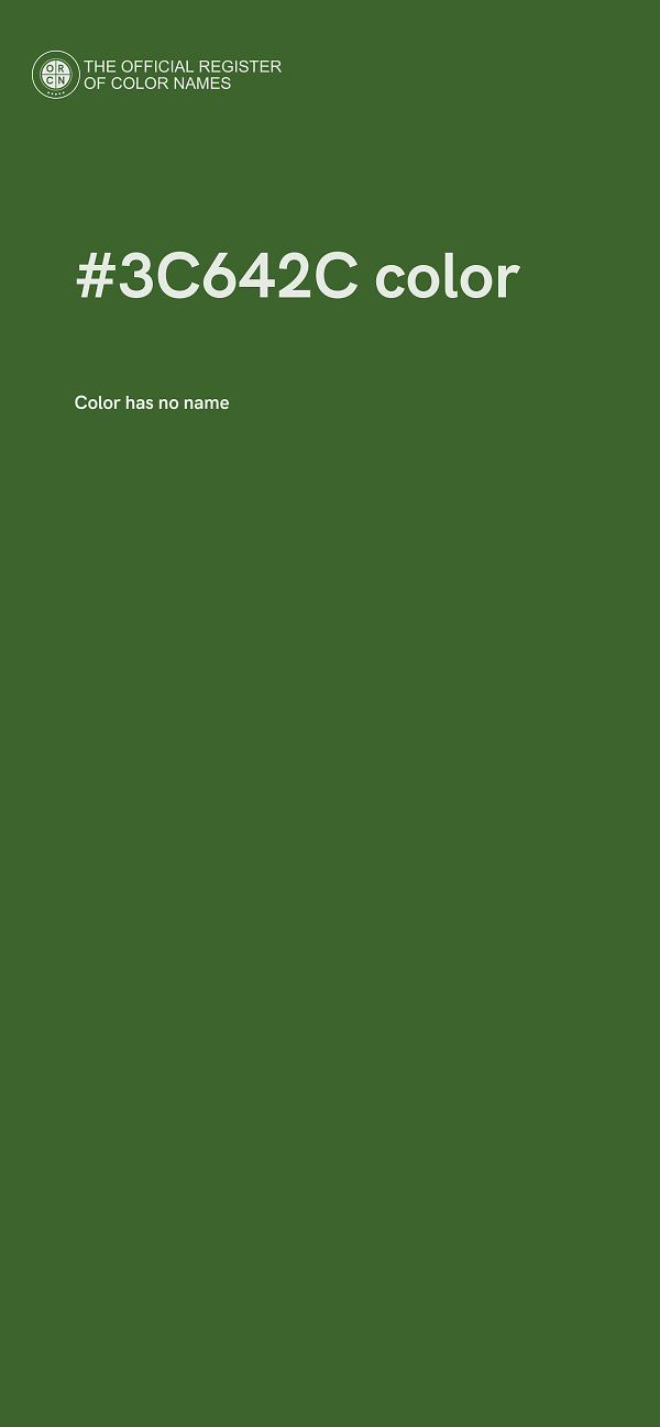 #3C642C color image