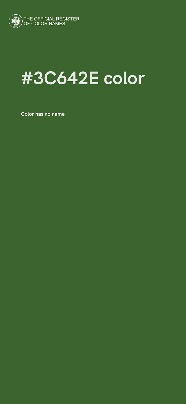 #3C642E color image