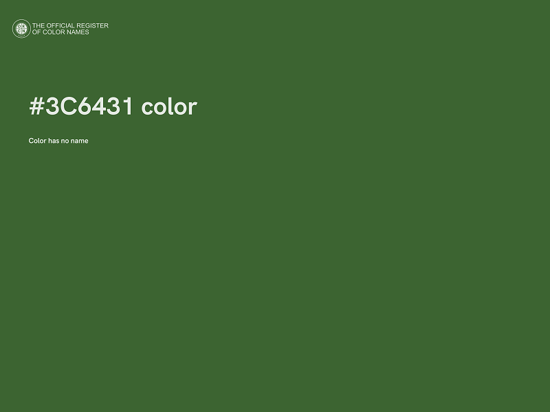 #3C6431 color image