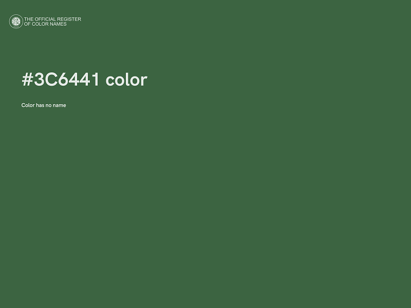 #3C6441 color image