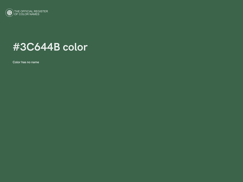 #3C644B color image