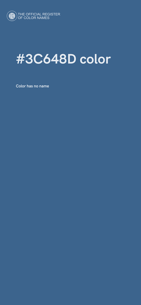 #3C648D color image
