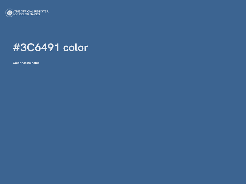 #3C6491 color image