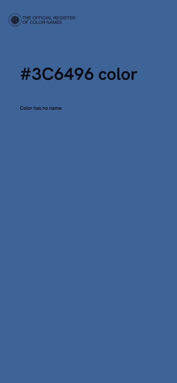 #3C6496 color image