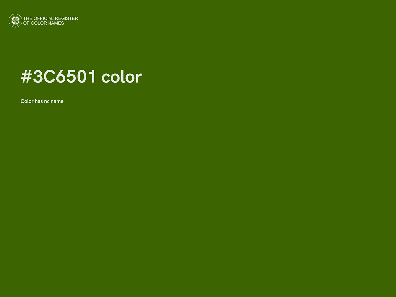 #3C6501 color image